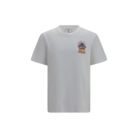 Casablanca White Cotton T-Shirt - Image 1