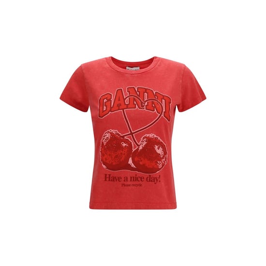 Ganni Multicolor Cotton T-Shirt - Image 1