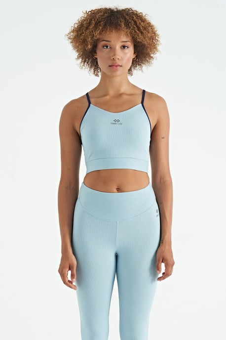 Aansluitend Mouwloos Crop Sporttop - Image 1