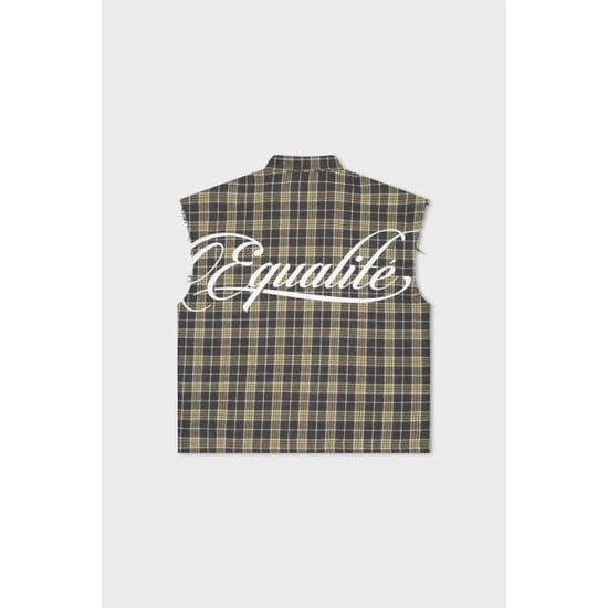 Equalité Flannel tank shirt army - Image 2