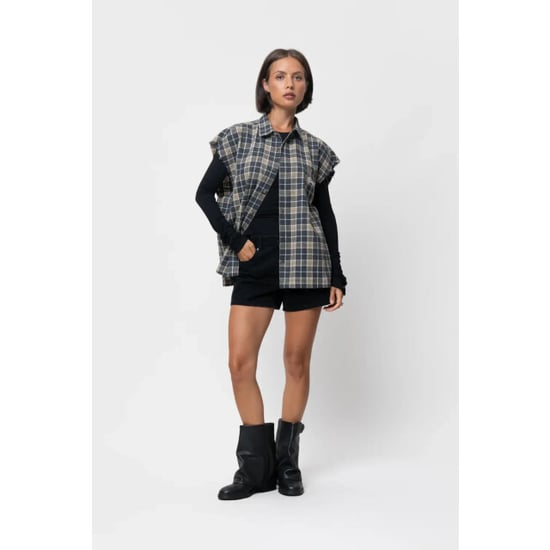 Equalité Flannel tank shirt army - Image 6