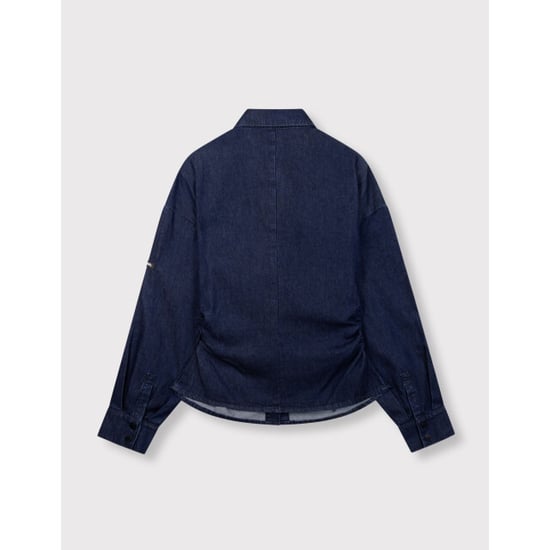Alix The Label Ladies woven fitted waist denim blouse blouses 2608998904 - Image 4