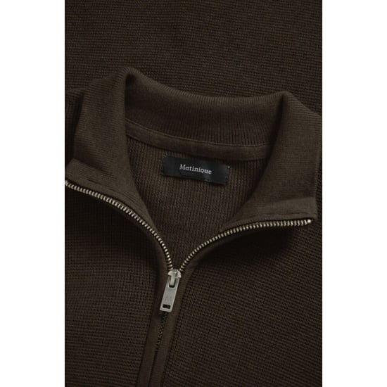 Matinique Lagoon half zip trui turkisch coffee - Image 4