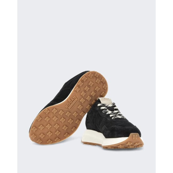Hogan Dames sneaker h641 allacciato h patch-brown - Image 4