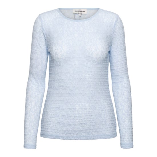 &Co Woman &co women top tris lace chambray - Image 1