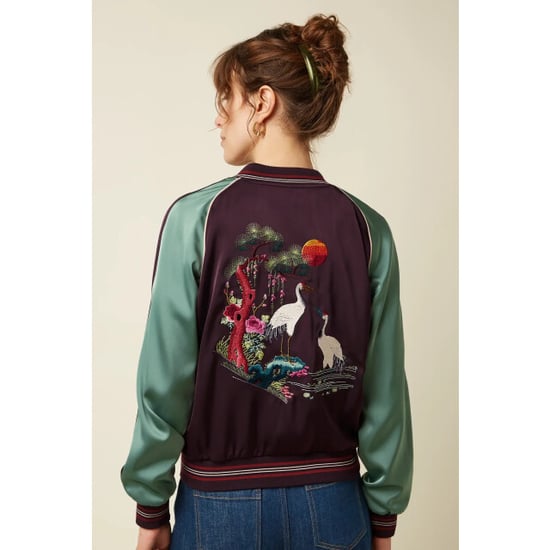 King Louie 10669 bomber dusk satin grape - Image 4