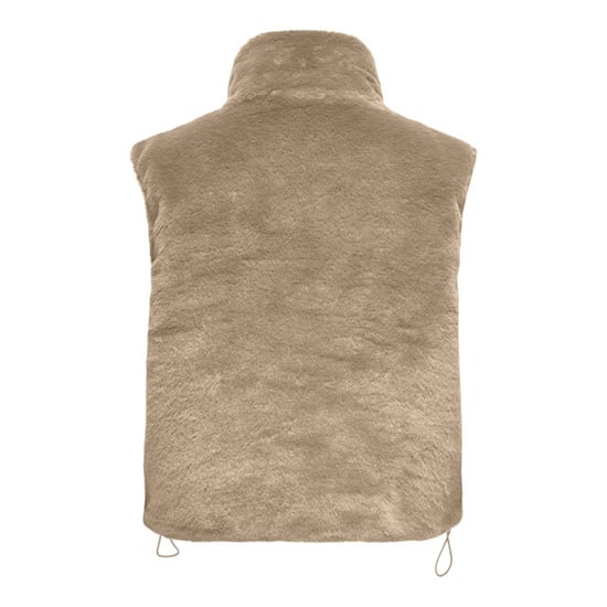 Only Onldana life faux fur waistcoat cc otw zand - Image 2