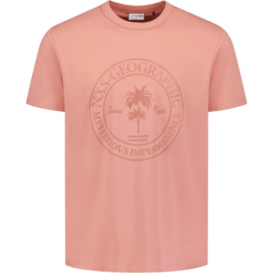 No Excess T-shirt crewneck graphic coral - Image 1