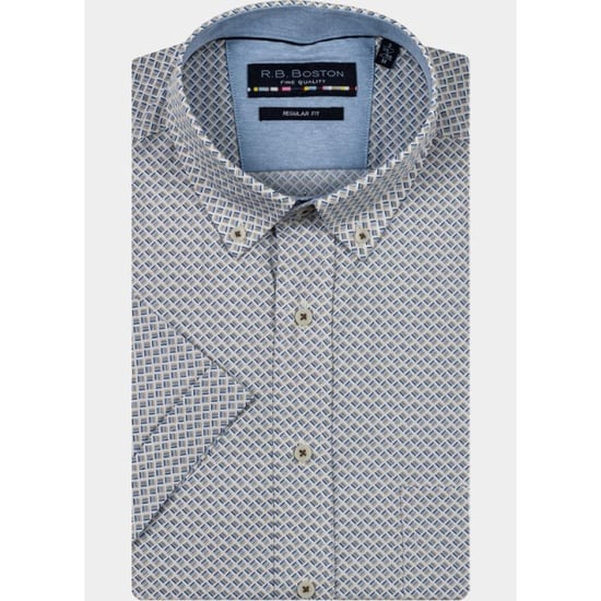 R.B. Boston Casual hemd korte mouw marshall ss button down 516670/832 - Image 2