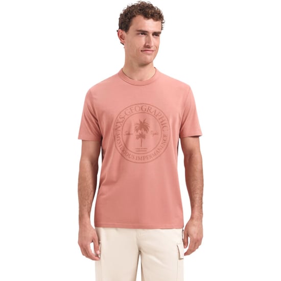 No Excess T-shirt crewneck graphic coral - Image 3