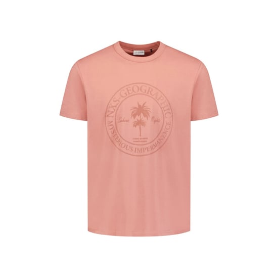 No Excess T-shirt crewneck graphic coral - Image 4
