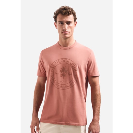 No Excess T-shirt crewneck graphic coral - Image 6