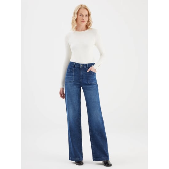 Cup of Joe Coj mira wide leg jeans dark blue - Image 1