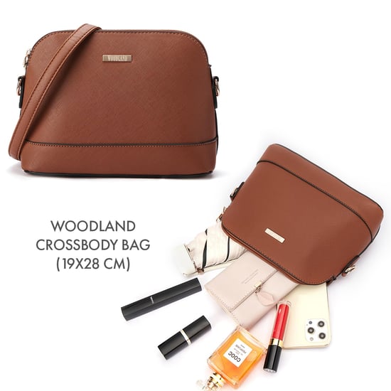 Women’s 3 Piece Handbag Set, Tote Crossbody Bag Purse in Tan - Image 4