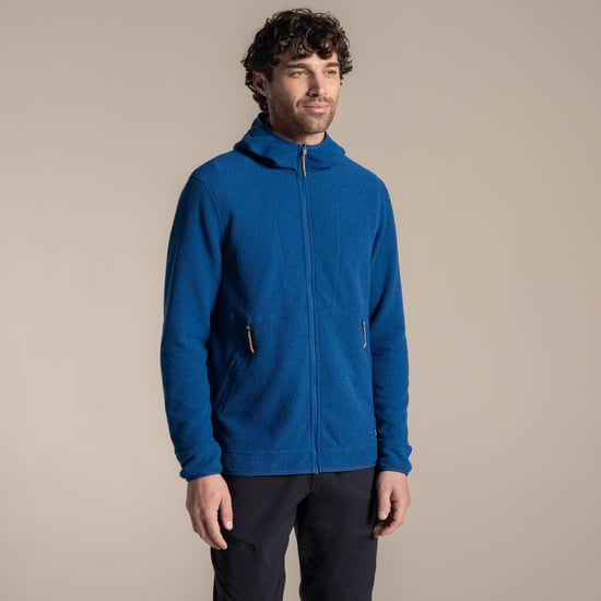 Craghoppers Mens Compresslite Hooded Fleece Jacket (Juniper Berry) - Image 3