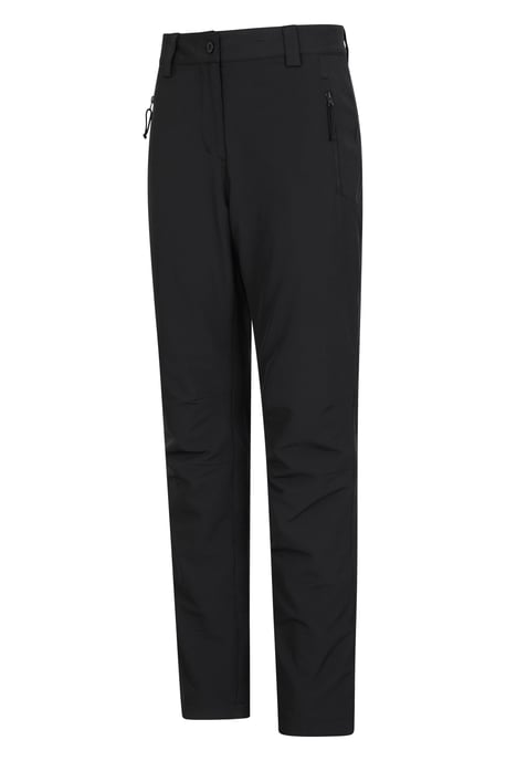 'Arctic' Women's Thermal Trousers Lightweight Stretchy Warm Fleece Lined Pants Black - Image 4