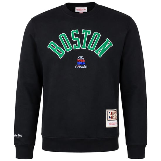 Mitchell & Ness NBA Boston Celtics Embroidered Logo Black Top - Image 1