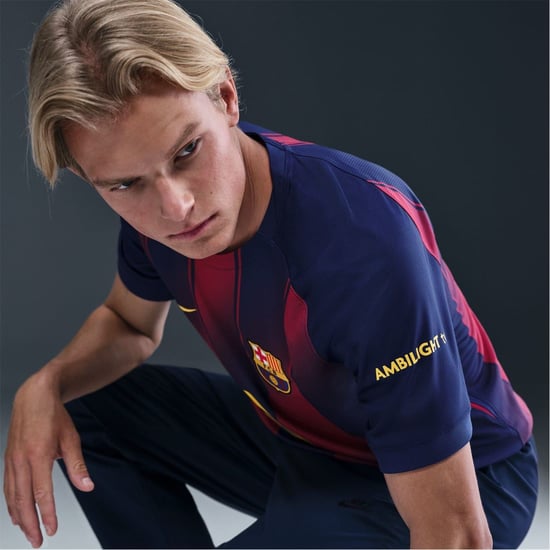 Men's Nike Barcelona Home Shirt 2025 2026 in Blue/Red - Image 2