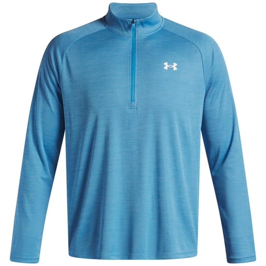 Under Armour Heren Tech Textured Half Zip Top (Etherisch Blauw) - Image 1