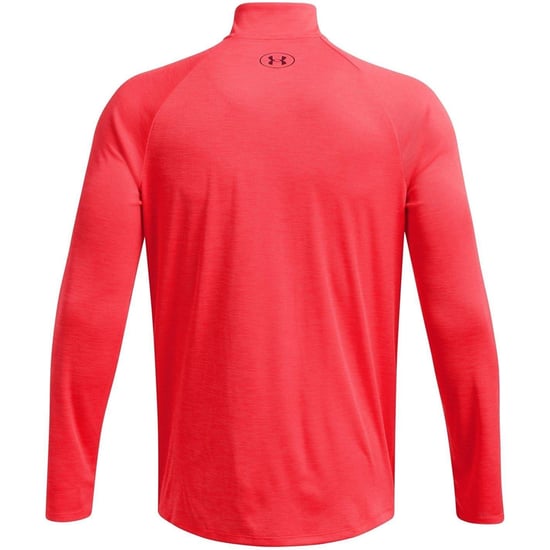 Under Armour Heren Tech Textured Half Zip Top (Racing Rood) - Image 4
