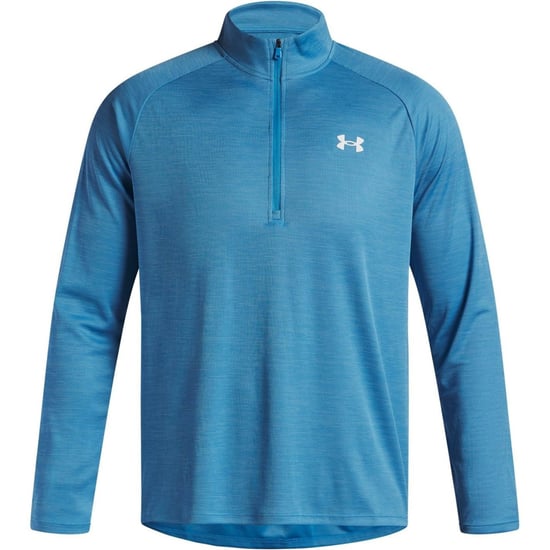 Under Armour Heren Tech Textured Half Zip Top (Blauw/Wit) - Image 1