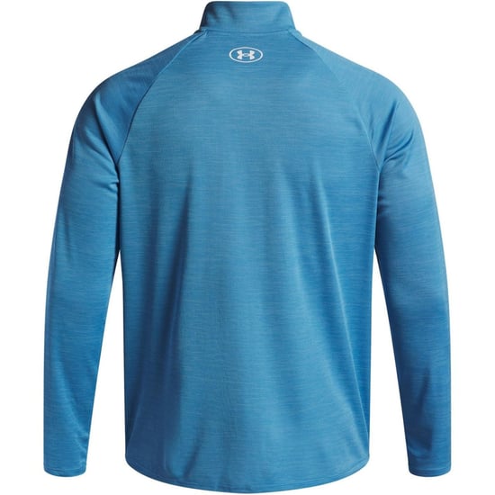 Under Armour Heren Tech Textured Half Zip Top (Blauw/Wit) - Image 2