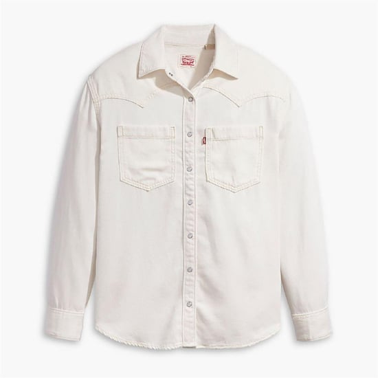 Levis Dam/Lady Teodora Denim lättviktsskjorta (Vit) - Image 1