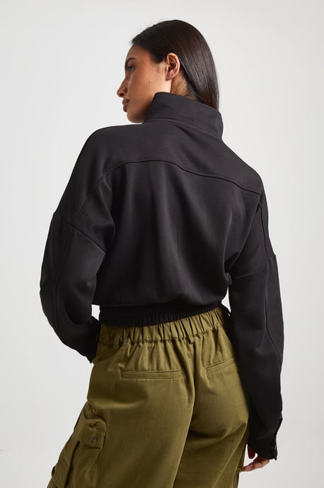 Pocket Detail Bomber Jacket - Image 2