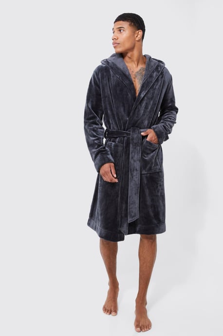 Hooded Dressing Gown - Image 1