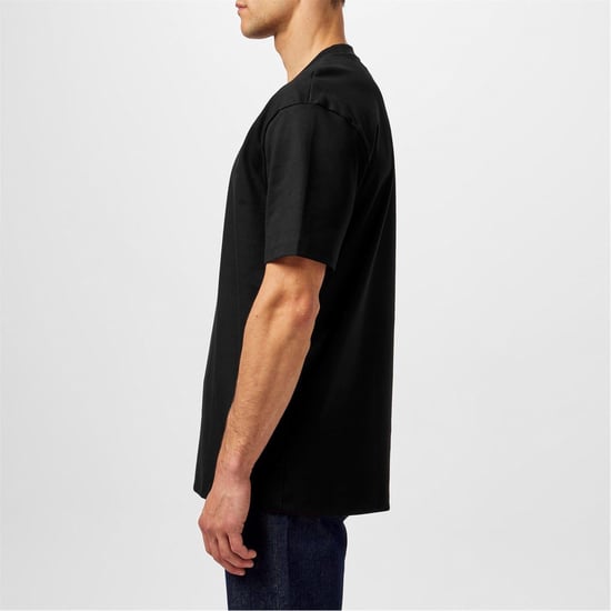 Hugo Heren Dalile Stacked T-shirt (Zwart) - Image 2