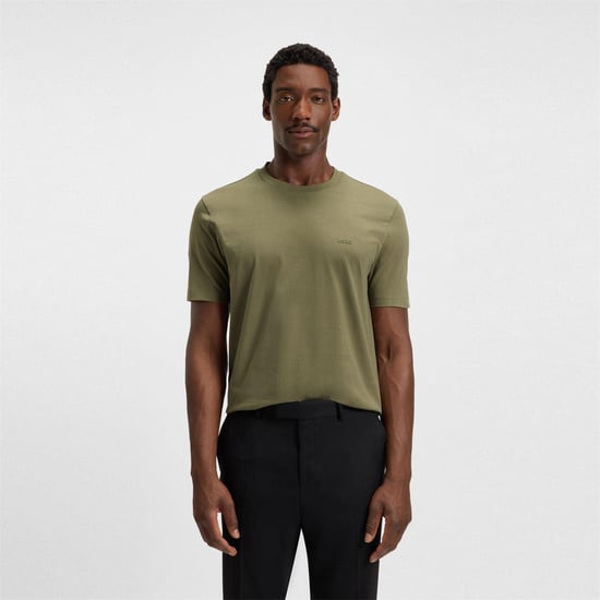 Boss Heren Thompson 01 T-Shirt (Groen) - Image 2