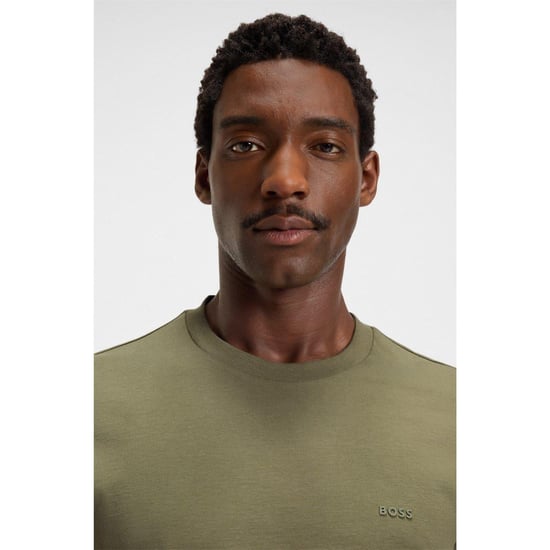 Boss Heren Thompson 01 T-Shirt (Groen) - Image 4