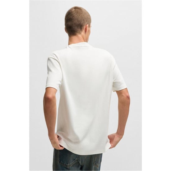 Hugo Heren Dalile Stacked T-shirt (Natuurlijk) - Image 2