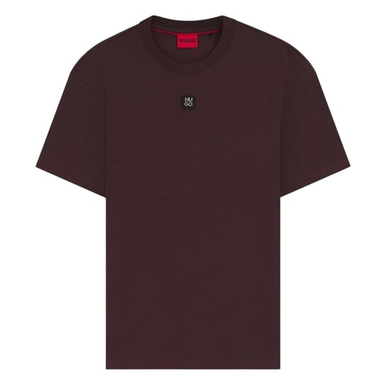 Hugo Heren Dalile Stacked T-shirt (Donkerbruin) - Image 1