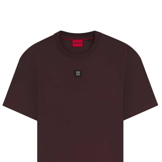 Hugo Heren Dalile Stacked T-shirt (Donkerbruin) - Image 3