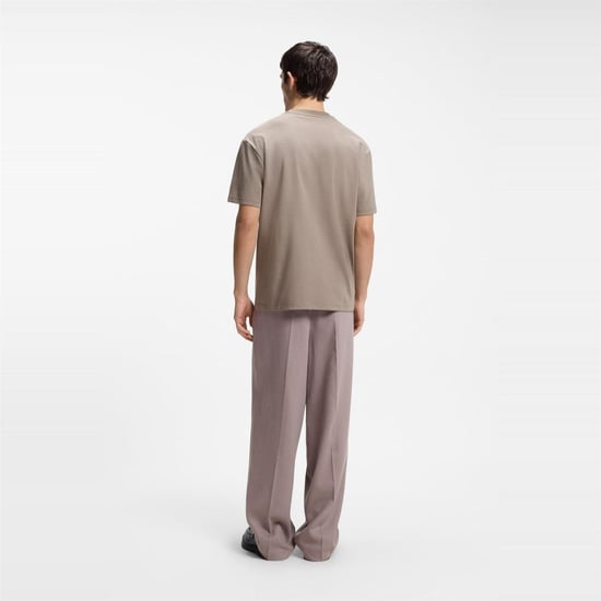 Hugo Heren Dalile Stacked T-shirt (Bruin) - Image 3