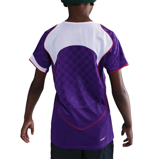 Nike Barn/ungdomar – Total 90 Energy rutig T-shirt (totalt 90) (Court Purple) - Image 2