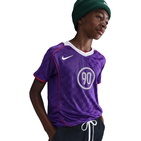 Nike Barn/ungdomar – Total 90 Energy rutig T-shirt (totalt 90) (Court Purple) - Image 5