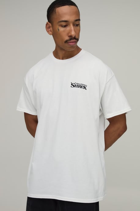 Oversized Shrek Ogre License Print T-Shirt - Image 3