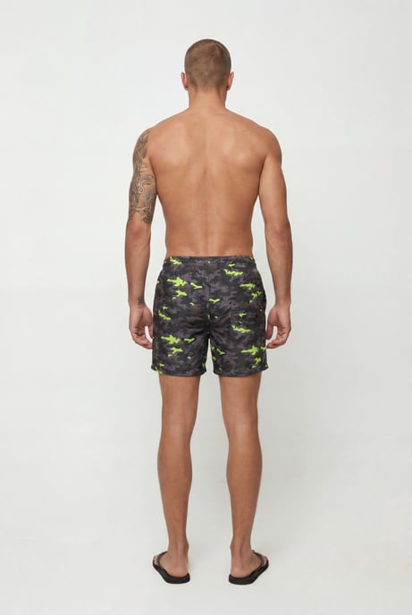 Camo Mid Length Swim Short - Image 2