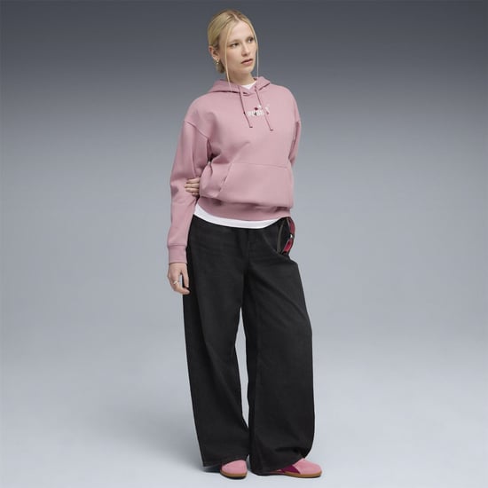 Women's Puma Nature 2.0 Comfort Overhead Tech Fleece Hoodie in Poised Pink - Image 5