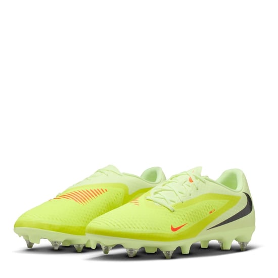 Men's Nike Phantom Gx Ii Academy Adults Soft Ground Football Boots in Crimson/Volt - Image 4
