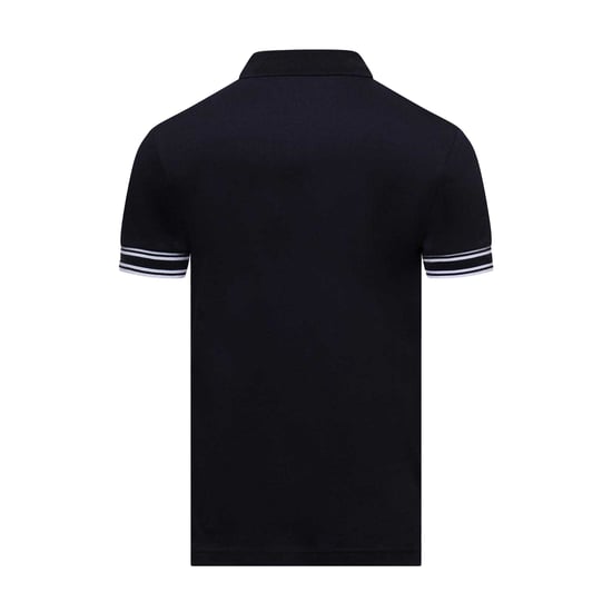 Boss Heren Polo Gestreept Slim met manchet (Donkerblauw) - Image 2