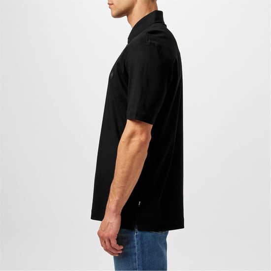 Boss Heren C-Parris Monogram Poloshirt (Zwart) - Image 2