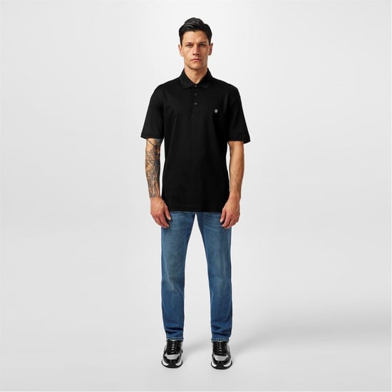Boss Heren C-Parris Monogram Poloshirt (Zwart) - Image 4
