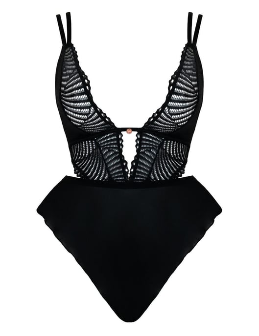 Scantilly by Curvy Kate After Hours Stretch Lace Teddy - Black - Image 3