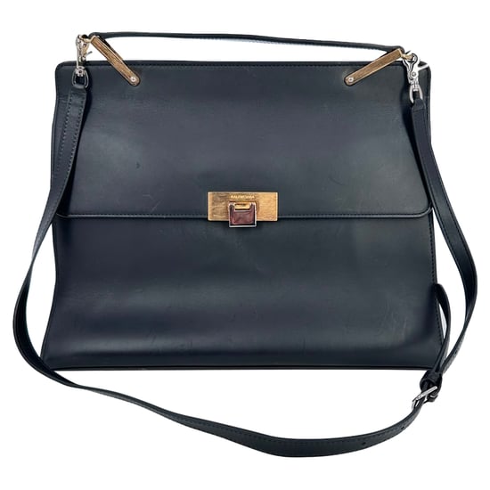 Balenciaga Medium Le Dix Cartable Top Handle Bag in Black Leather - Image 2