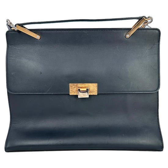 Balenciaga Medium Le Dix Cartable Top Handle Bag in Black Leather - Image 3