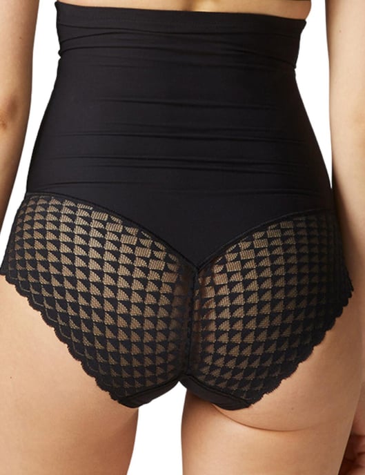 Simone Perele Subtile High Rise Brief - Black - Image 2
