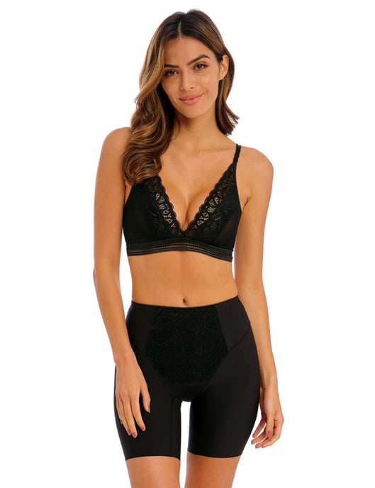 Wacoal Raffine Long Shaping Brief - Black - Image 5